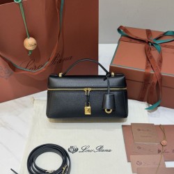 Replica Borse Piana Bale Extra 23 tinta unita Nero