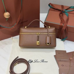 Replica Borse Piana Bale Extra 23 tinta unita Marrone