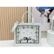 Replica Borse Dioramour Dior Book Tote con tracolla multicolore fiori Revolution ricamati bianchi Imitazioni Replica Borse Dioramour Dior Book Tote con tracolla multicolore fiori Revolution ricamati bianchi