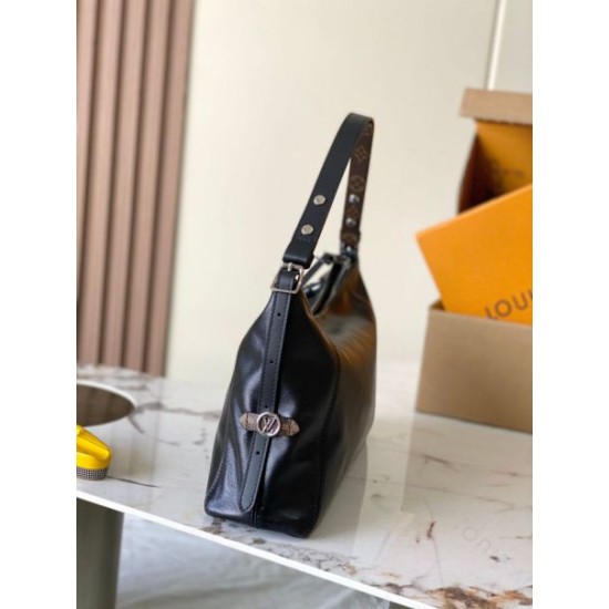 Replica Borse  a tracolla Louis Vuitton CarryAll East West Louis Vuitton Vibe MM M28160 nera
