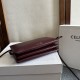 Replica Borsa Celine Trio Flap morbida pelle di agnello bordeaux Imitazioni Replica Borsa Celine Trio Flap morbida pelle di agnello bordeaux