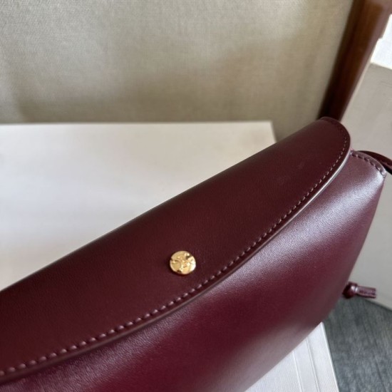 Replica Borsa Celine Trio Flap morbida pelle di agnello bordeaux Imitazioni Replica Borsa Celine Trio Flap morbida pelle di agnello bordeaux