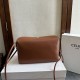 Replica Borse Celine Trio Flap morbida pelle di agnello Marrone Imitazioni Replica Borse Celine Trio Flap morbida pelle di agnello Marrone