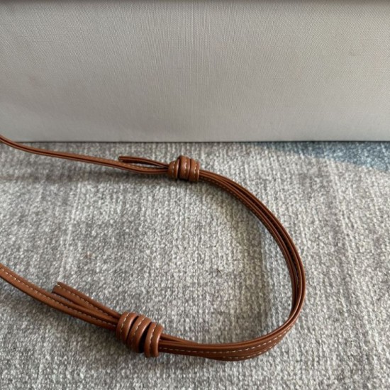 Replica Borse Celine Trio Flap morbida pelle di agnello Marrone Imitazioni Replica Borse Celine Trio Flap morbida pelle di agnello Marrone