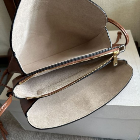 Replica Borse Celine Trio Flap morbida pelle di agnello Marrone Imitazioni Replica Borse Celine Trio Flap morbida pelle di agnello Marrone
