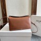Replica Borse Celine Trio Flap morbida pelle di agnello Marrone Imitazioni Replica Borse Celine Trio Flap morbida pelle di agnello Marrone