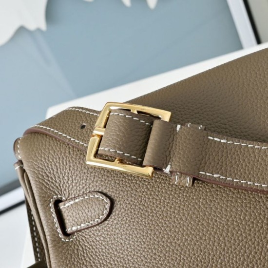 Replica Borsa a tracolla Hermes Kelly Messenger grigia Imitazioni Replica Borsa a tracolla Hermes Kelly Messenger grigia