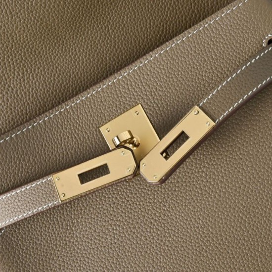 Replica Borsa a tracolla Hermes Kelly Messenger grigia Imitazioni Replica Borsa a tracolla Hermes Kelly Messenger grigia