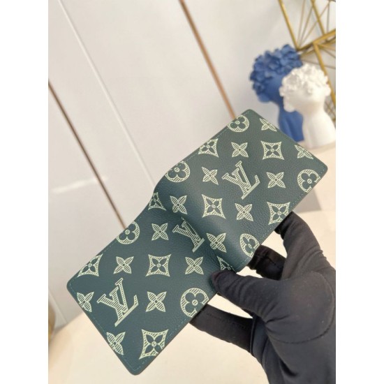Replica Alta gamma imitazione Portafoglio multiplo Louis Vuitton M27150 verde