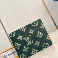 Replica Alta gamma imitazione Portafoglio multiplo Louis Vuitton M27150 verde