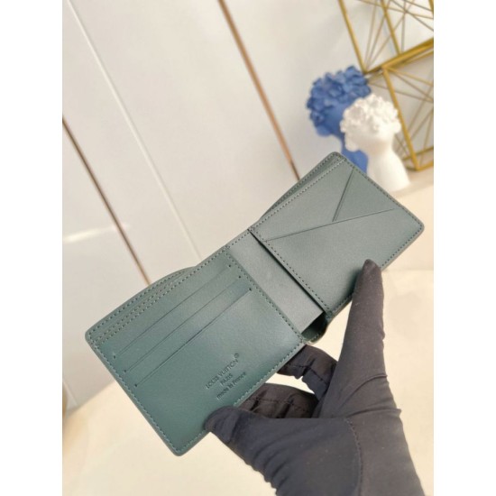 Replica Alta gamma imitazione Portafoglio multiplo Louis Vuitton M27150 verde