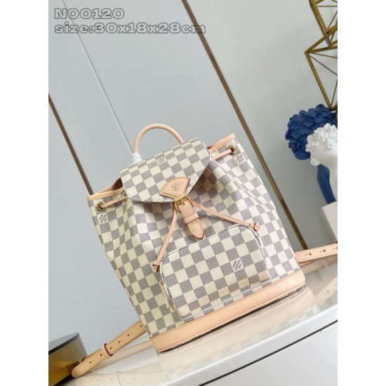 Replica Zaino Louis Vuitton N00120 Montsouris PM Beige Imitazioni Replica Zaino Louis Vuitton N00120 Montsouris PM Beige