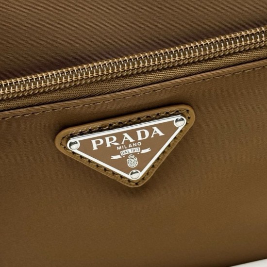 Replica Borsa a tracolla Prada Re-Nylon 1BC167 Marrone Imitazioni Replica Borsa a tracolla Prada Re-Nylon 1BC167 Marrone