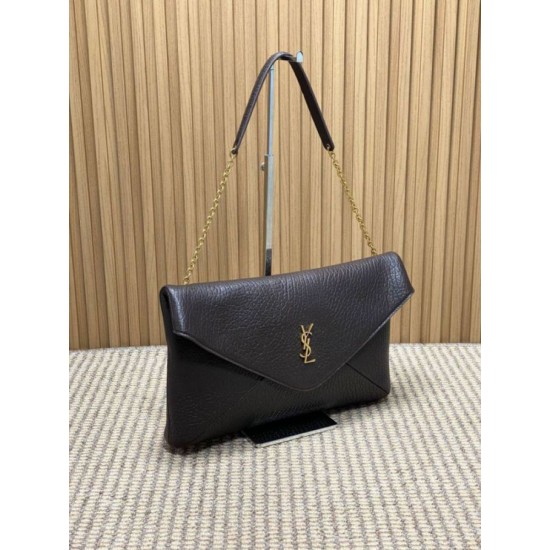 Replica YSL Saint Laurent Cassandre Borsa a busta grande con catena Claret Imitazioni Replica YSL Saint Laurent Cassandre Borsa a busta grande con catena Claret