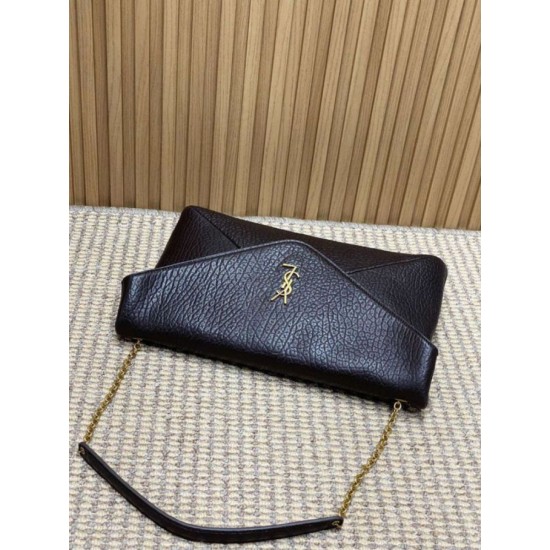 Replica YSL Saint Laurent Cassandre Borsa a busta grande con catena Claret Imitazioni Replica YSL Saint Laurent Cassandre Borsa a busta grande con catena Claret