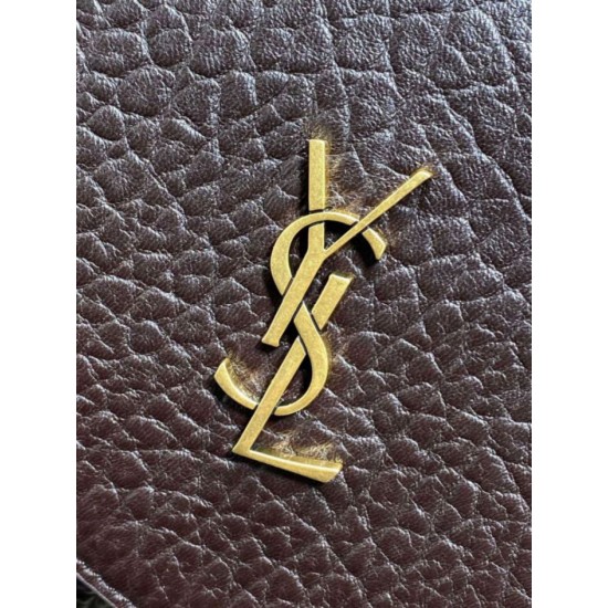 Replica YSL Saint Laurent Cassandre Borsa a busta grande con catena Claret Imitazioni Replica YSL Saint Laurent Cassandre Borsa a busta grande con catena Claret