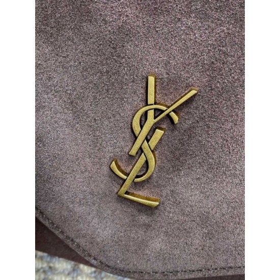 Replica YSL Saint Laurent Cassandre Borse Imitazioni a busta grande con catena scamosciata marrone Imitazioni Replica YSL Saint Laurent Cassandre Borse Imitazioni a busta grande con catena scamosciata marrone