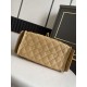 Replica Bora Pari a mano Chanel 25 Mini Hobo AS5293 Rafia intrecciata Marrone/Nero