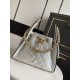 Replica Perfetta a mano Chanel 25 Mini Hobo AS5293 Rafia intrecciata Beige/Nero Imitazioni Replica Perfetta Borse a mano Chanel 25 Mini Hobo AS5293 Rafia intrecciata Beige/Nero