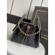Replica borse griffate a mano Chanel 25 Mini Hobo AS5293 Rafia intrecciata Nero Imitazioni Replica borse griffate a mano Chanel 25 Mini Hobo AS5293 Rafia intrecciata Nero
