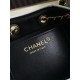 Replica borse griffate a mano Chanel 25 Mini Hobo AS5293 Rafia intrecciata Nero Imitazioni Replica borse griffate a mano Chanel 25 Mini Hobo AS5293 Rafia intrecciata Nero