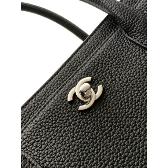 Replica Borse tote Chanel Cerf Executive AS2157 pelle di caviale Nero Imitazioni Replica Borse tote Chanel Cerf Executive AS2157 pelle di caviale Nero