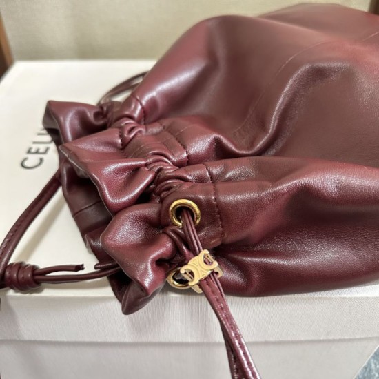 Replica Borse piccola Hobo Celine Crystal Marrone Imitazioni Replica Borse piccola Hobo Celine Crystal Marrone