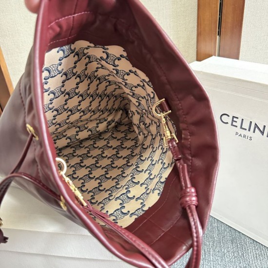 Replica Borse piccola Hobo Celine Crystal Marrone Imitazioni Replica Borse piccola Hobo Celine Crystal Marrone