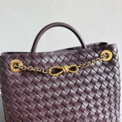 Borse Bottega Veneta Andiamo piccola/media/grande pelle intrecciata marrone Borse Bottega Veneta Andiamo piccola/media/grande pelle intrecciata marrone