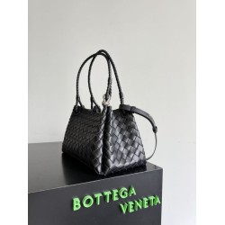 Borse Bottega Veneta Parachute intrecciato nero Borse Bottega Veneta Parachute intrecciato nero