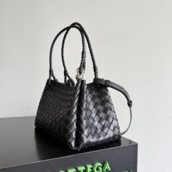 Replica Borse Bottega Veneta Parachute intrecciato nero Imitazioni Replica Borse Bottega Veneta Parachute intrecciato nero