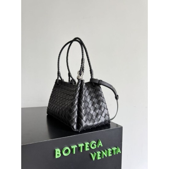 Replica Borse Bottega Veneta Parachute intrecciato nero Imitazioni Replica Borse Bottega Veneta Parachute intrecciato nero
