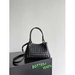 Borse Bottega Veneta Parachute intrecciato nero