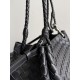 Replica Borse Bottega Veneta Parachute intrecciato nero Imitazioni Replica Borse Bottega Veneta Parachute intrecciato nero