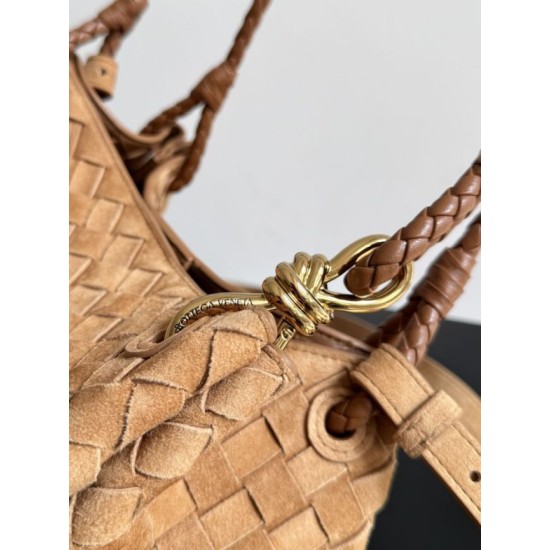 Replica Borse Firmate Bottega Veneta Parachute intrecciato marrone Imitazioni Replica Borse Firmate Bottega Veneta Parachute intrecciato marrone