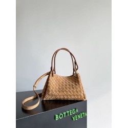Borse Bottega Veneta Parachute intrecciato marrone