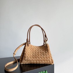 Replica Borse Firmate  Bottega Veneta Parachute intrecciato marrone