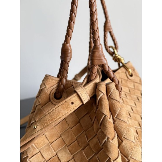 Replica Borse Firmate Bottega Veneta Parachute intrecciato marrone Imitazioni Replica Borse Firmate Bottega Veneta Parachute intrecciato marrone