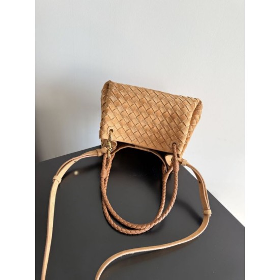 Replica Borse Firmate Bottega Veneta Parachute intrecciato marrone Imitazioni Replica Borse Firmate Bottega Veneta Parachute intrecciato marrone