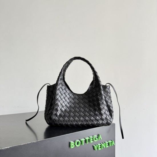 Replica Borsa a tracolla Bottega Veneta Campana piccola intrecciata Nero Imitazioni Replica Borsa a tracolla Bottega Veneta Campana piccola intrecciata Nero