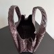 Replica Bora Pari a tracolla Bottega Veneta Campana piccola intrecciata Caffè