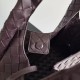 Replica Bora Pari a tracolla Bottega Veneta Campana piccola intrecciata Caffè