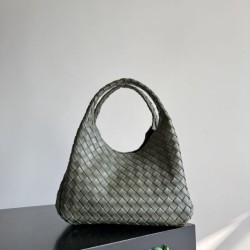 Replica Borse Imitazioni Campana Bottega Veneta media/grande intrecciata Verde