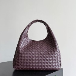 Replica Borsa  1:1 Campana Bottega Veneta media/grande intrecciata Marrone