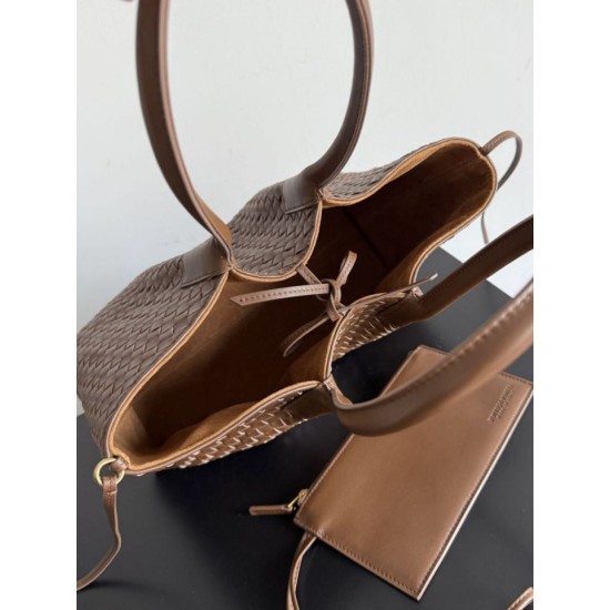 Replica Borse tote reversibile Bottega Veneta Pinacoteca intrecciato Marrone Imitazioni Replica Borse tote reversibile Bottega Veneta Pinacoteca intrecciato Marrone