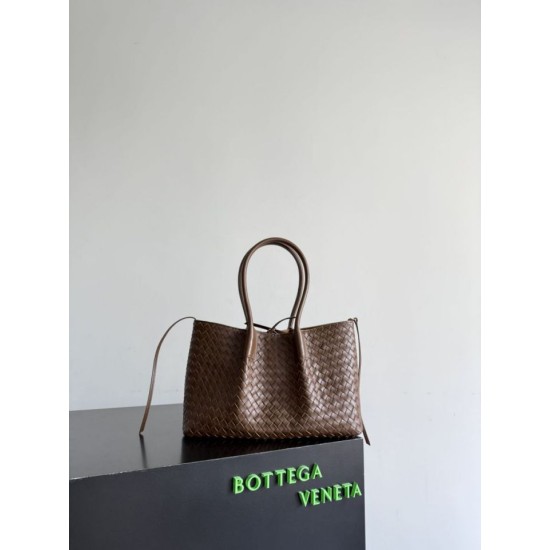 Replica Borse tote reversibile Bottega Veneta Pinacoteca intrecciato Marrone Imitazioni Replica Borse tote reversibile Bottega Veneta Pinacoteca intrecciato Marrone