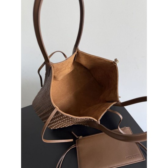 Replica Borse tote reversibile Bottega Veneta Pinacoteca intrecciato Marrone Imitazioni Replica Borse tote reversibile Bottega Veneta Pinacoteca intrecciato Marrone