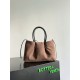 Replica Bora Pari tote reversibile Bottega Veneta Pinacoteca intrecciato Nero