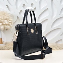 Replica Borsa business Stefano Ricci Stampa coccodrillo Nero Imitazioni Replica Borsa business Stefano Ricci Stampa coccodrillo Nero