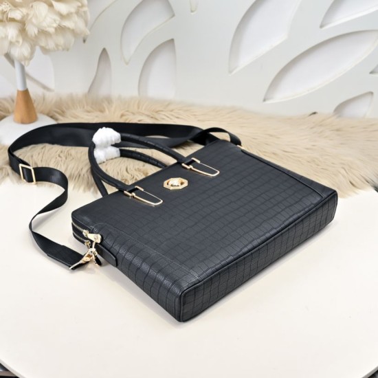 Replica Borsa business Stefano Ricci Stampa coccodrillo Nero Imitazioni Replica Borsa business Stefano Ricci Stampa coccodrillo Nero